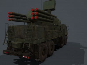 pantsir s2 and s1 3D Model