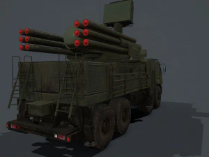pantsir s2 and s1 3D Model