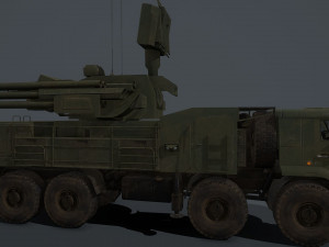 pantsir s2 and s1 3D Model