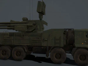 pantsir s2 and s1 3D Model