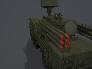 pantsir s2 and s1 3D Model
