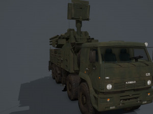 pantsir s2 and s1 3D Model