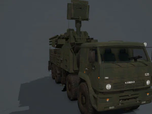pantsir s2 and s1 3D Model