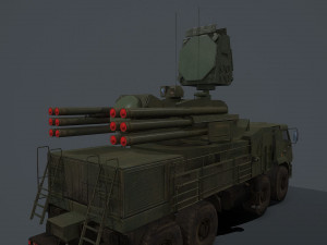 pantsir s2 and s1 3D Model