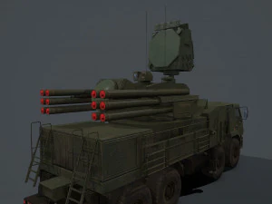 pantsir s2 and s1 3D Model