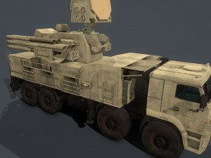 pantsir s2 and s1 3D Model