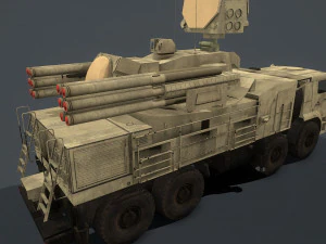 pantsir s2 and s1 3D Model