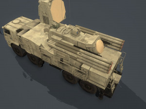 pantsir s2 and s1 3D Model
