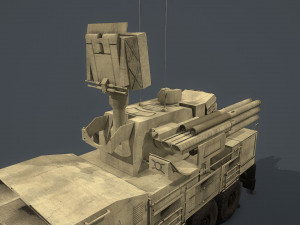 pantsir s2 and s1 3D Model