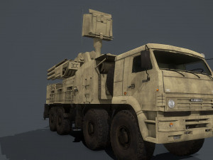 pantsir s2 and s1 3D Model