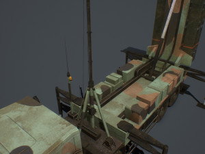 samp-t and radar arabel and missile aster-30 pack 3D Model