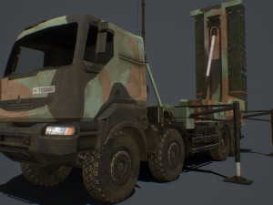 samp-t and radar arabel and missile aster-30 pack 3D Model
