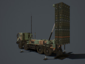 samp-t and radar arabel and missile aster-30 pack 3D Model