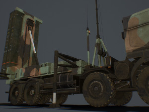 samp-t and radar arabel and missile aster-30 pack 3D Model