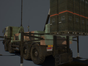 samp-t and radar arabel and missile aster-30 pack 3D Model