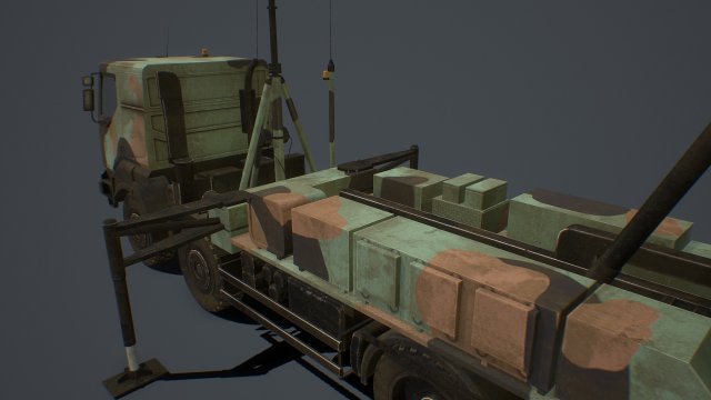 Samp-T And Radar Arabel And Missile Aster-30 Pack 3D Модель In.