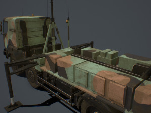 samp-t and radar arabel and missile aster-30 pack 3D Model