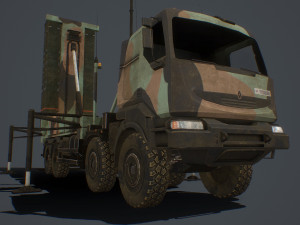samp-t and radar arabel and missile aster-30 pack 3D Model