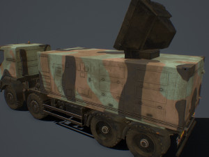 samp-t and radar arabel and missile aster-30 pack 3D Model