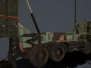 samp-t and radar arabel and missile aster-30 pack 3D Model