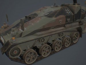 wiesel 2 sp mortar 120mm Modèle 3D
