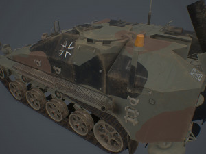 wiesel 2 sp mortar 120mm Modèle 3D