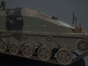 wiesel 2 sp mortar 120mm Modèle 3D