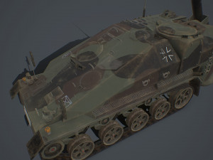 wiesel 2 sp mortar 120mm Modèle 3D