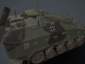 wiesel 2 sp mortar 120mm Modèle 3D