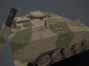wiesel 2 sp mortar 120mm Modèle 3D