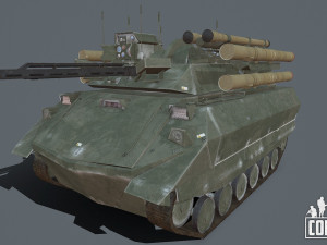 uran 9 robot 3D 模型