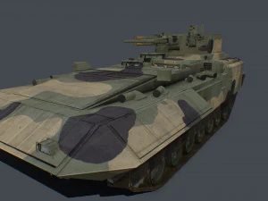 t-15 barbaris pack dos torretas nuevas cañón de 57mm y 30mm Modelo 3D