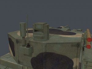 t-15 barbaris pack two turrets new 57mm cannon and 30mm Modello 3D