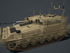 fv 107 scimitar mk2 Modello 3D
