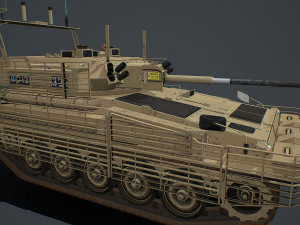 fv 107 scimitar mk2 Modello 3D