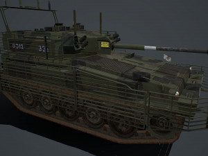 fv 107 scimitar mk2 Modello 3D