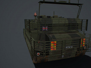 fv 107 scimitar mk2 Modello 3D