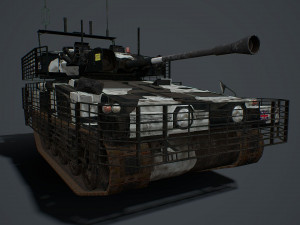 fv 107 scimitar mk2 Modello 3D