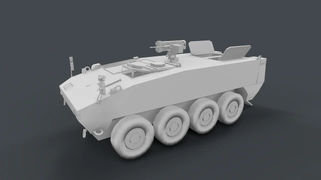 mowag piranha v 3D Model .c4d .max .obj .3ds .fbx .stl .blend 