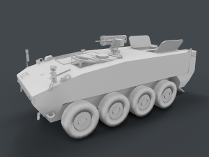 mowag piranha v Modelo 3D