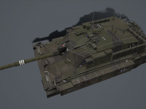 challenger 2 and challenger 2 tes 3D Model