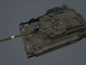 Challenger 2 i Challenger 2 tes Model 3D