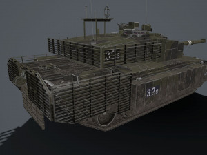 challenger 2 and challenger 2 tes 3Dモデル