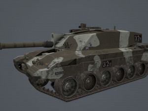 challenger 2 and challenger 2 tes 3Dモデル