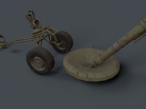 2s12 sani 120mm mortar Modelo 3D