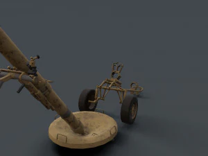 2s12 sani 120mm mortar 3D Model