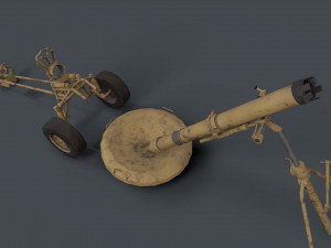 2s12 sani 120mm mortar Modelo 3D