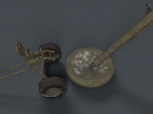 2s12 sani 120mm mortar Modelo 3D