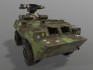 aft-9 missile Modelo 3D