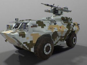 aft-9 missile Modelo 3D